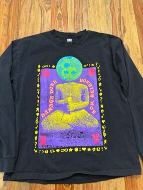Obey Damage Done Nothing Won Long Sleeve Graphic T-Shirt XL